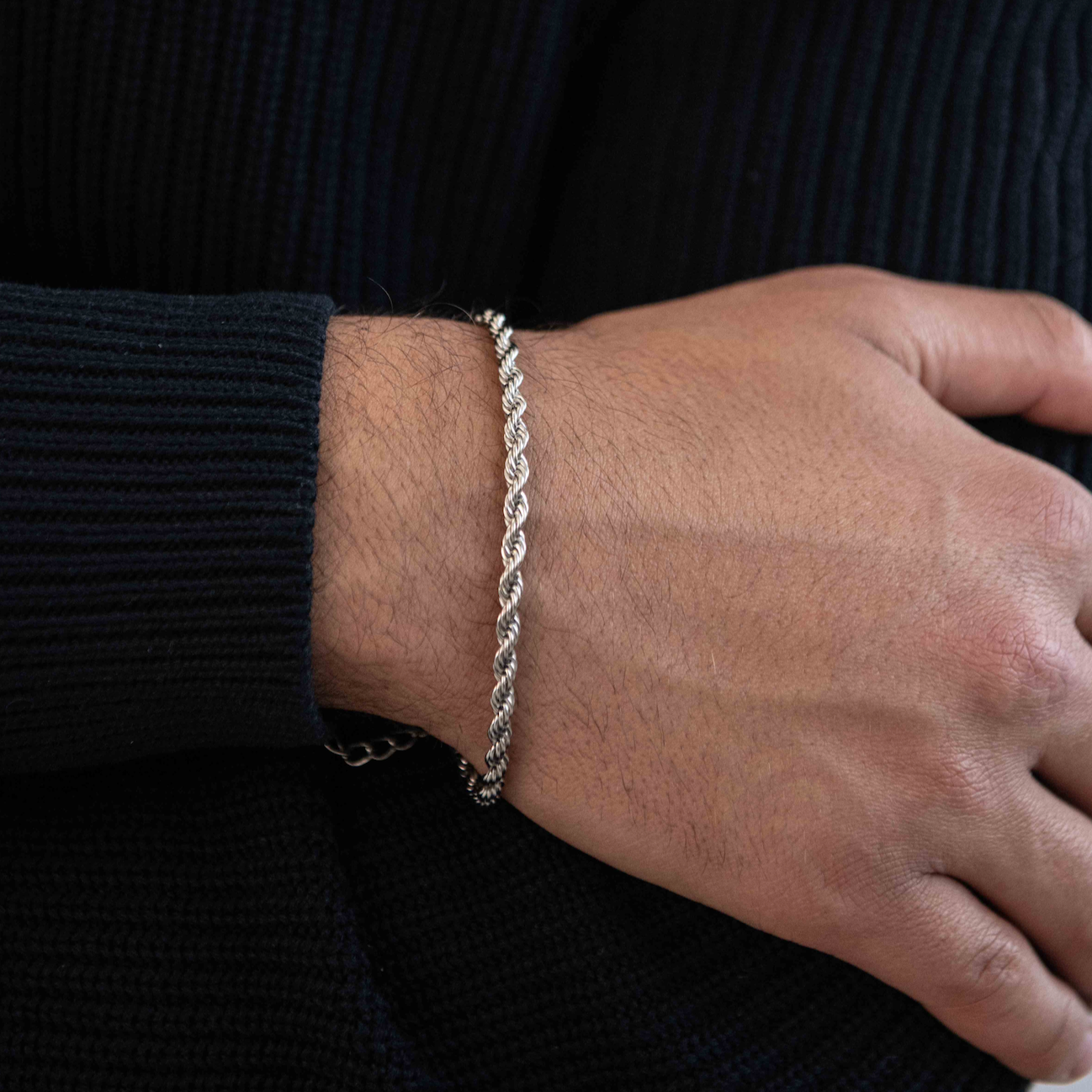 Steel Helix Bracelet